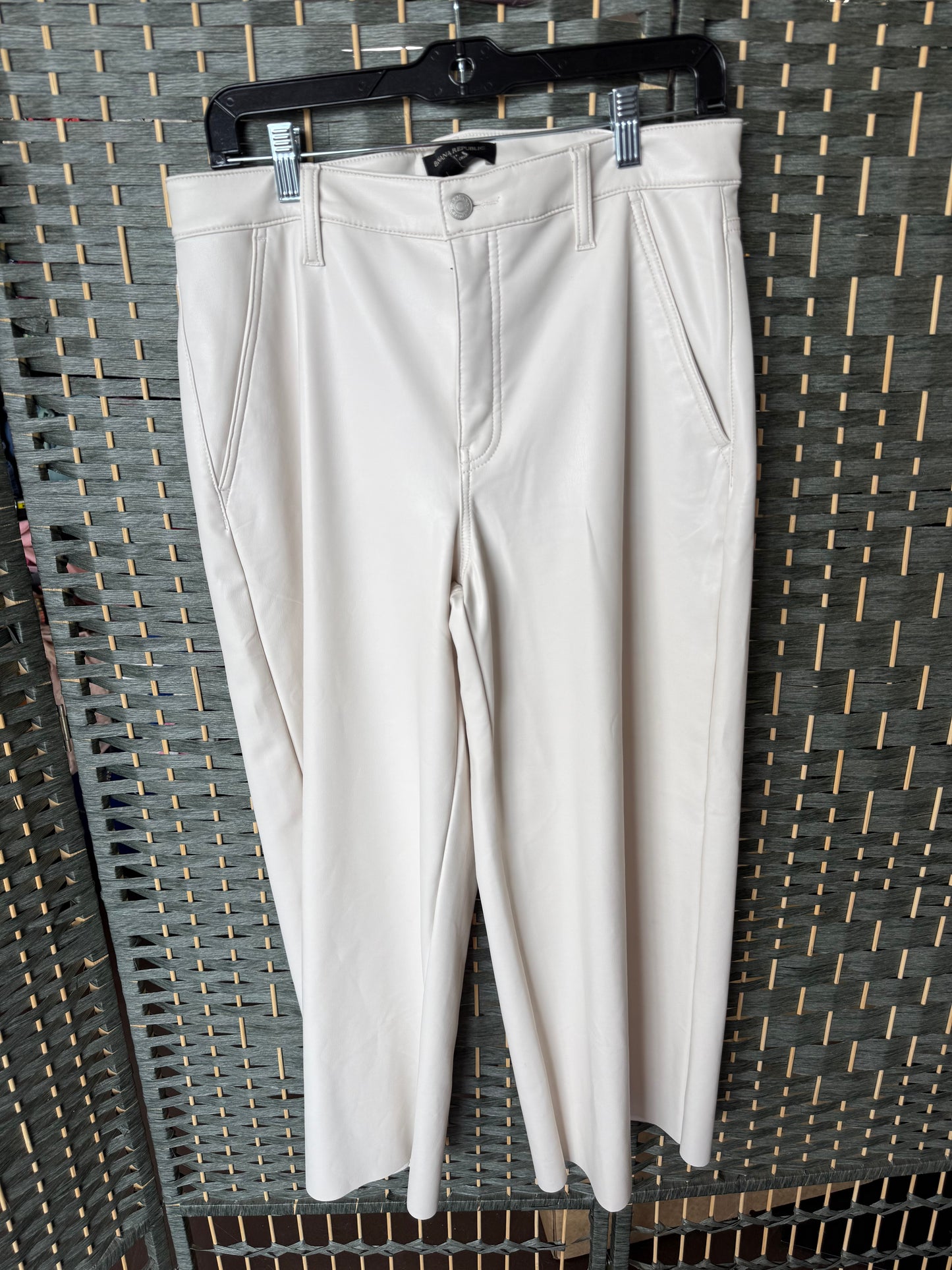 BANNA REPUBLIC PLEATHER PANTS SZ 29