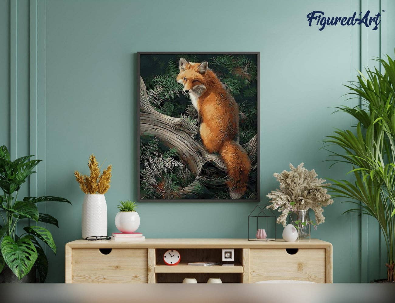 Paint by numbers - Fox in the Woods