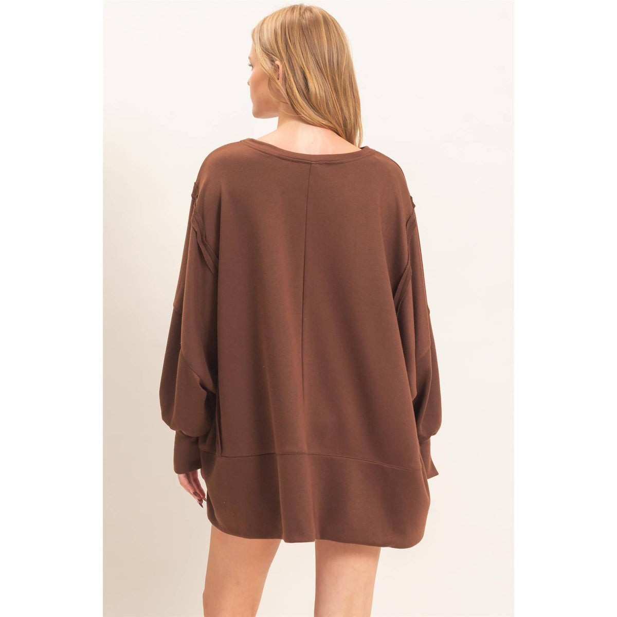Oversized Crew Neck Sweatshirt