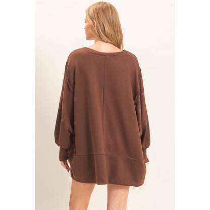 Oversized Crew Neck Sweatshirt
