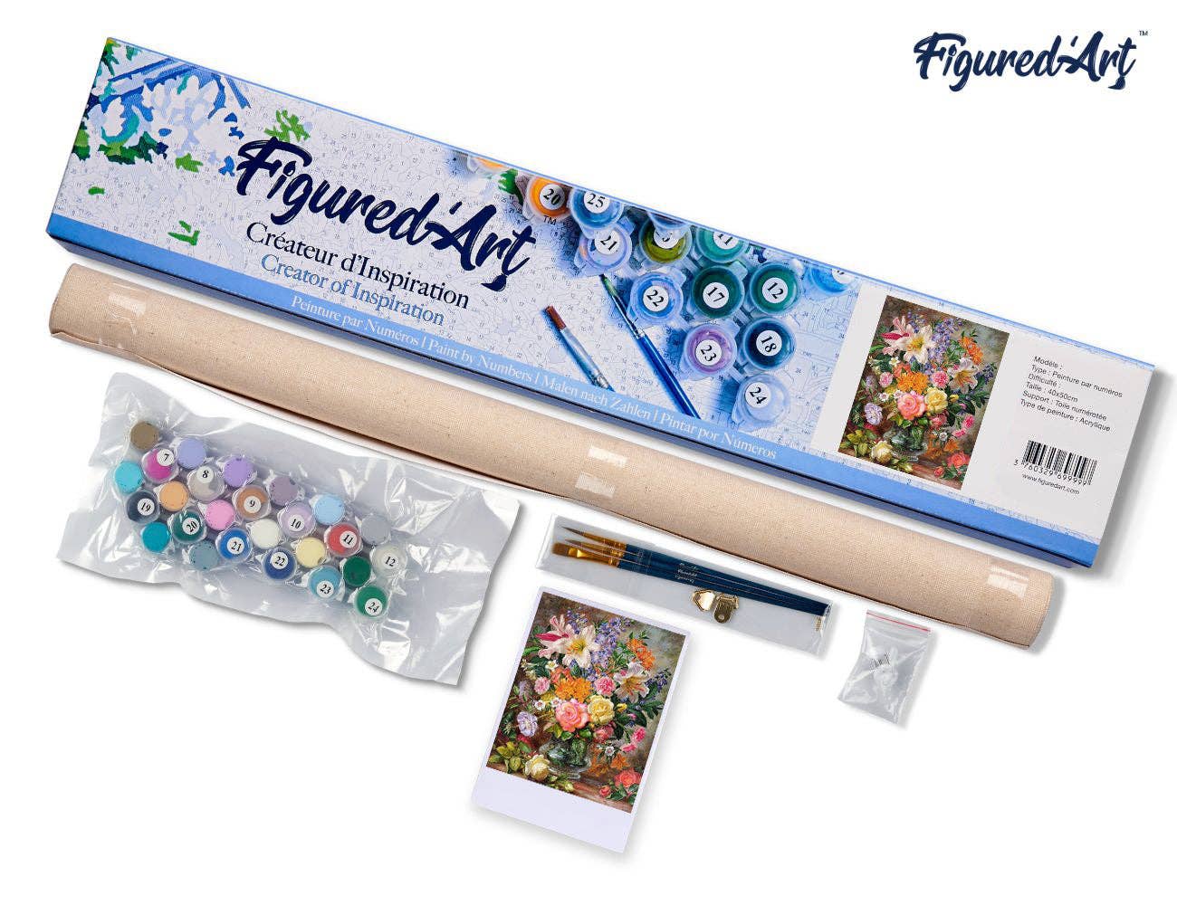 Paint by numbers - Flowers in All colors