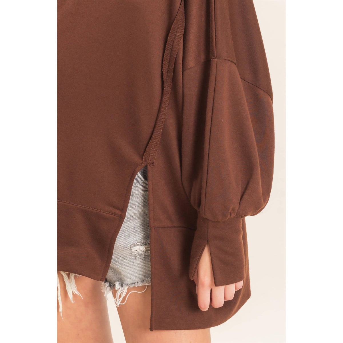 Oversized Crew Neck Sweatshirt