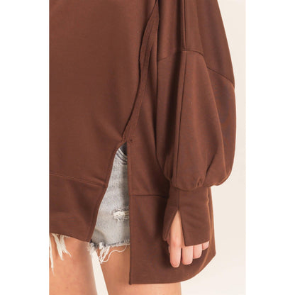 Oversized Crew Neck Sweatshirt