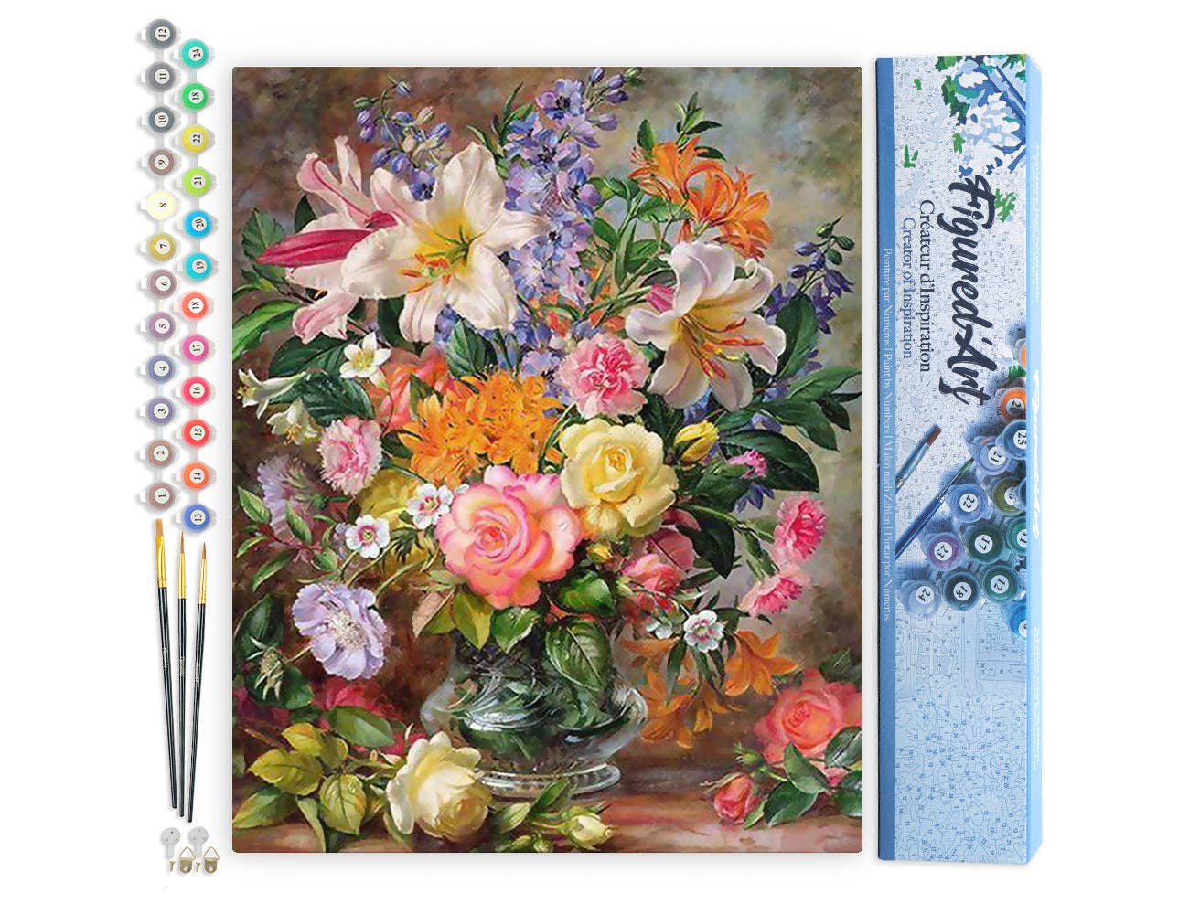 Paint by numbers - Flowers in All colors