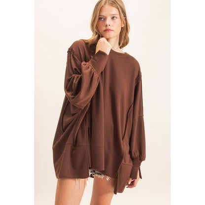 Oversized Crew Neck Sweatshirt