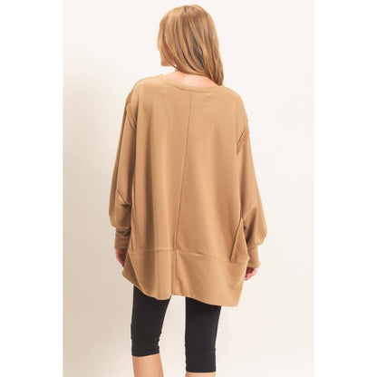 Oversized Crew Neck Sweatshirt
