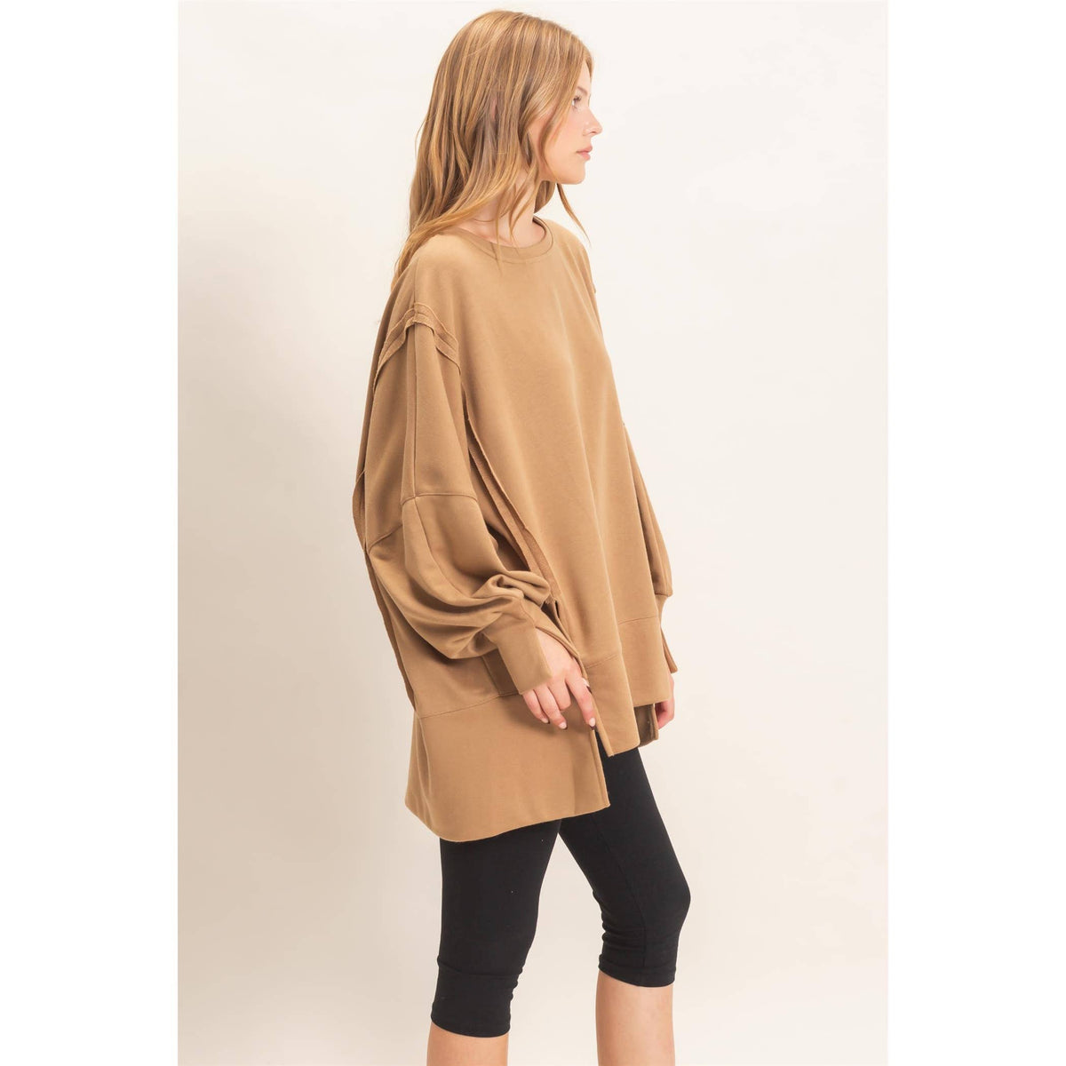 Oversized Crew Neck Sweatshirt