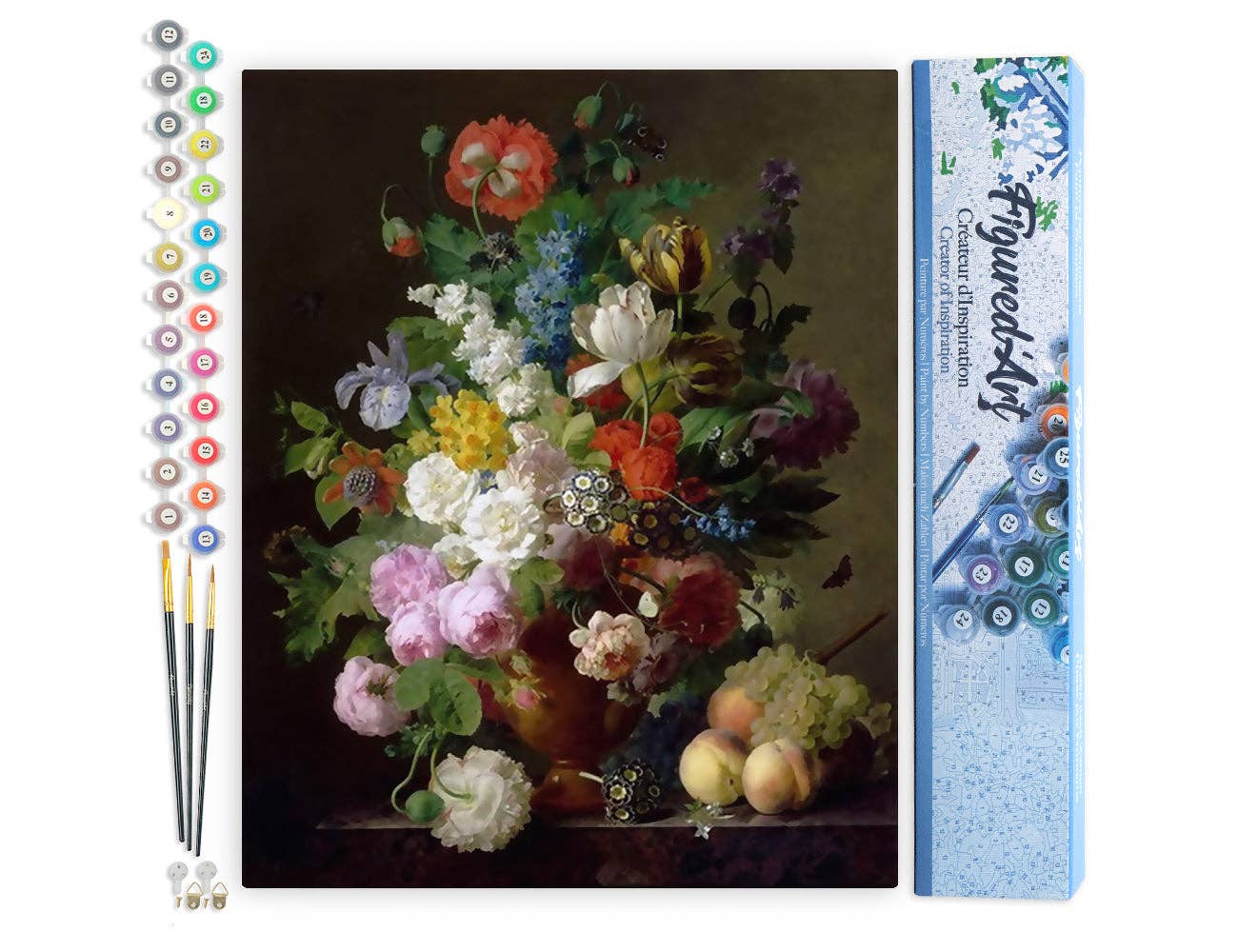 Paint by numbers - Jan Frans van Dael - Vase of Flowers