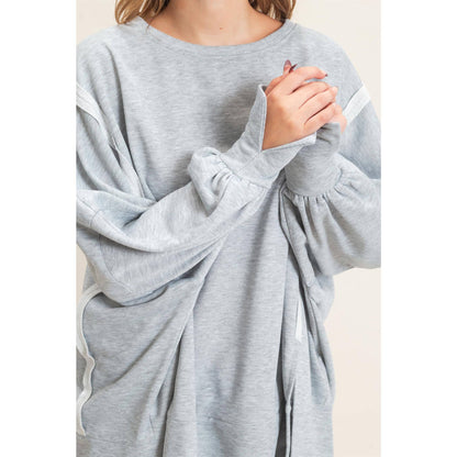 Oversized Crew Neck Sweatshirt