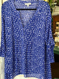 Large Sheer blue top
