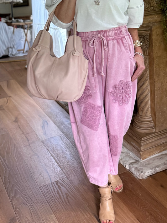 Blush Leather handbag