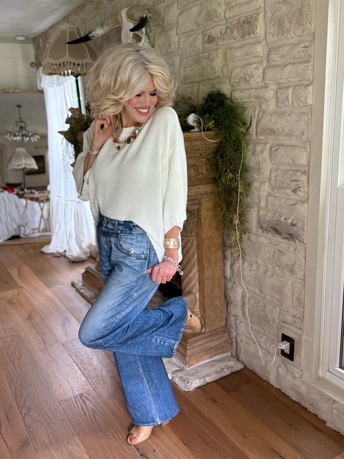 Faux Jeans