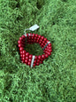 Red Beaded Bracelet
