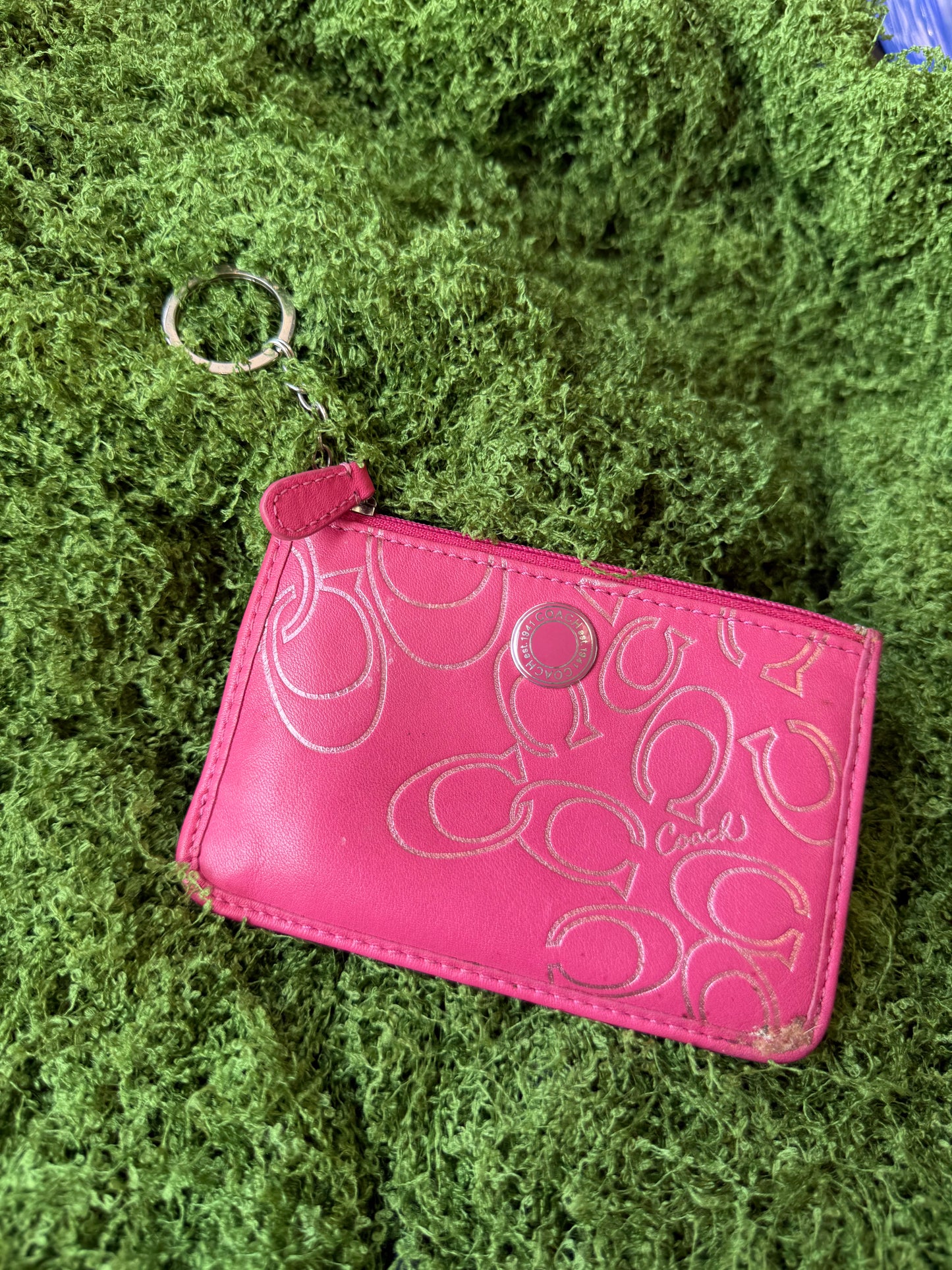 Coach keychain wallet