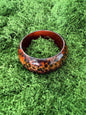 Snake print bangle