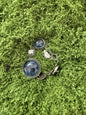 Blue and silver bracelet