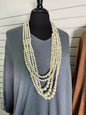 Stacked Pearl Necklace