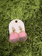 Pink earrings