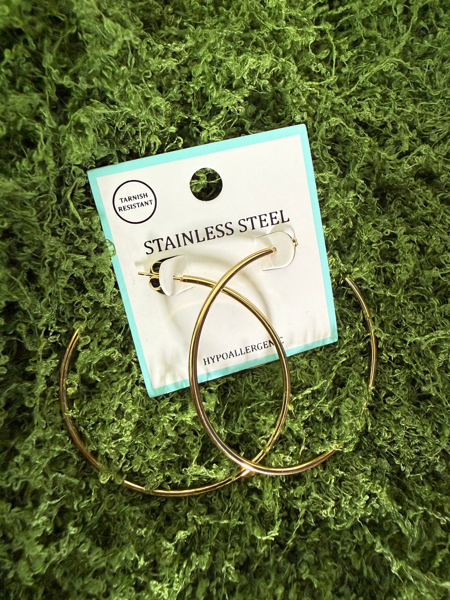 gold hoop earrings