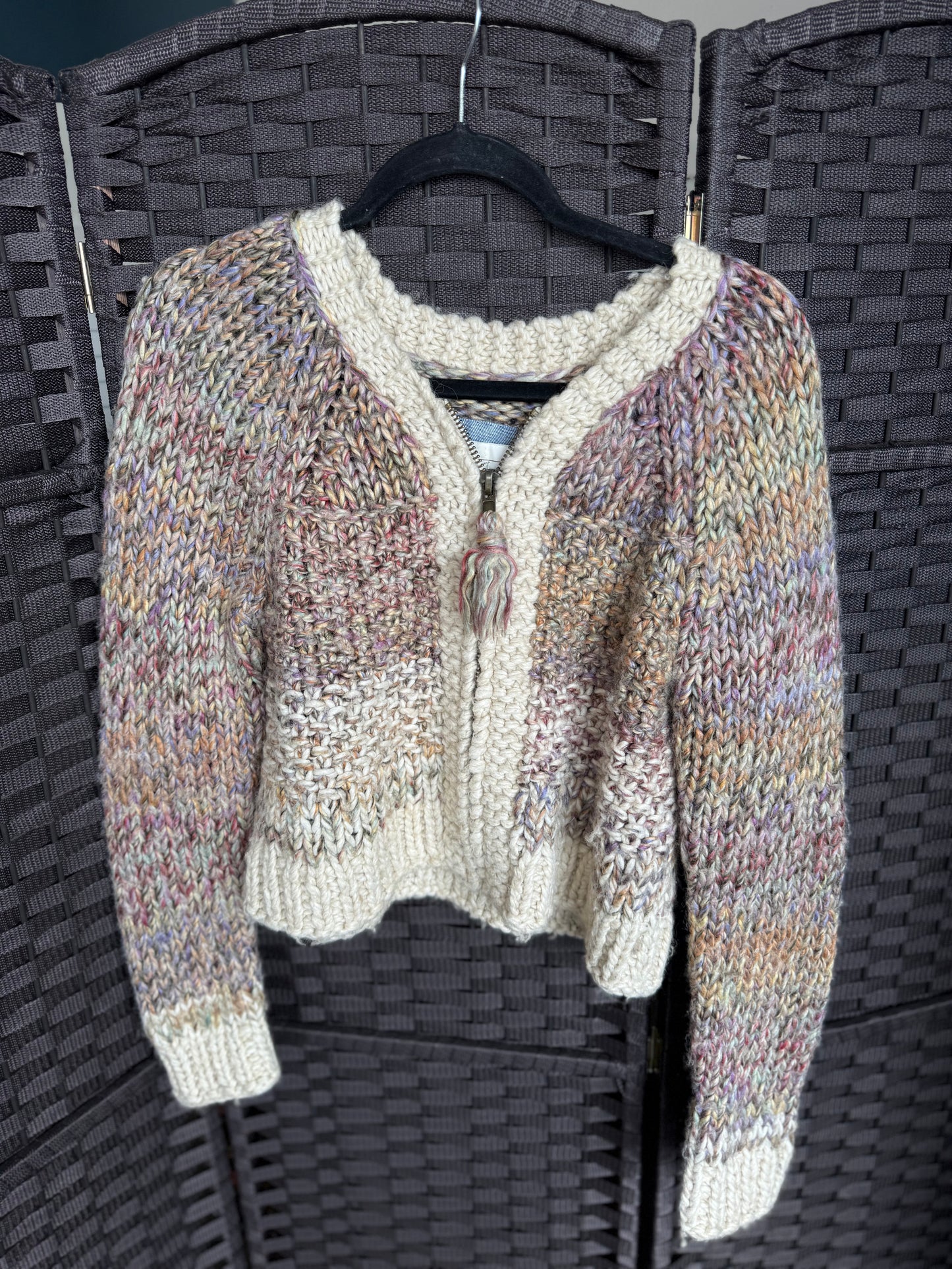 Chunky sm zipper Sweater
