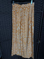 mustard print pants