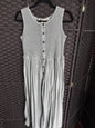 Medium Gray Linen Dress