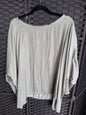 Smocked Sleeve top small