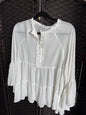 Easel Small sheer Peplum top