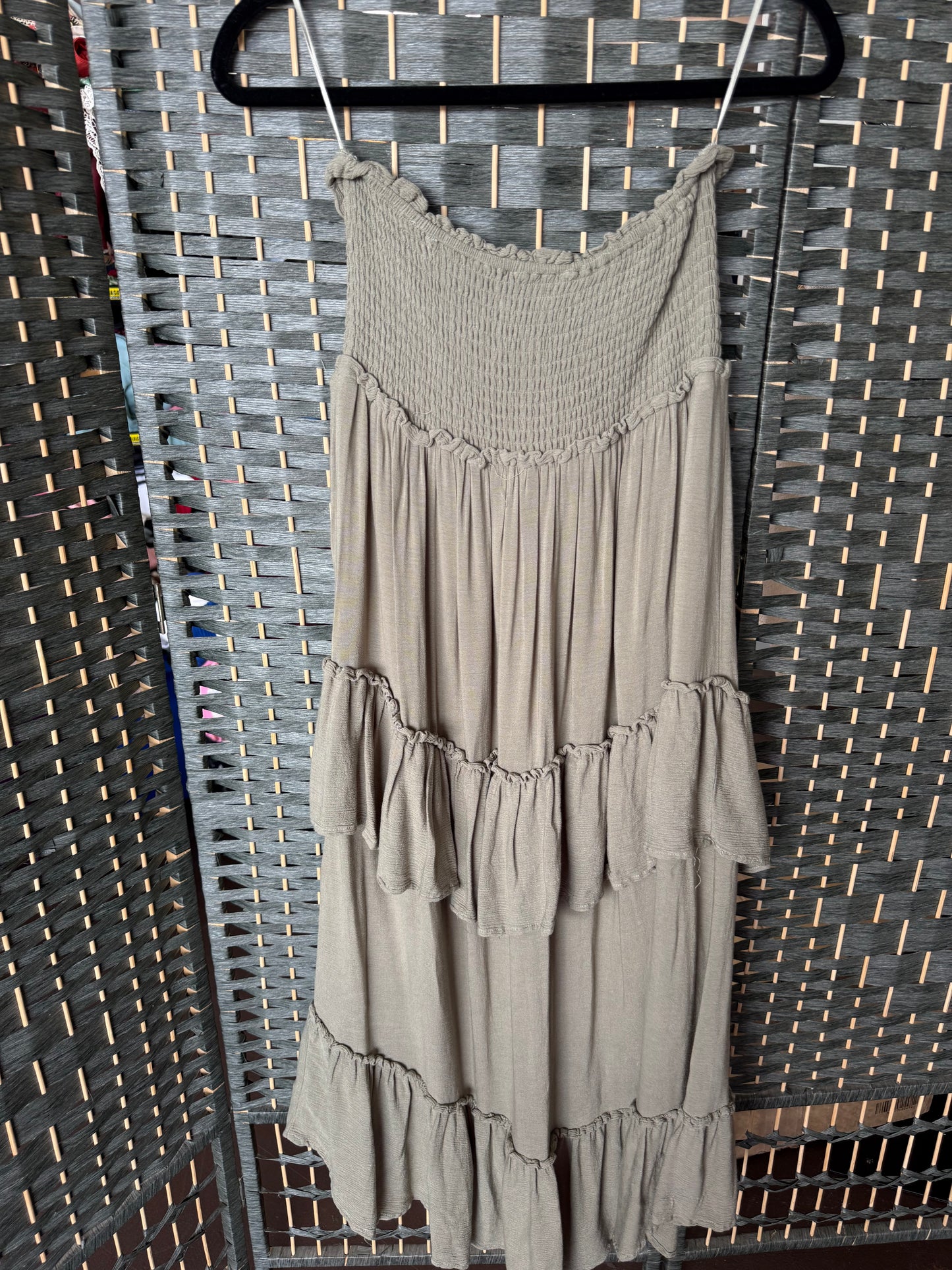 3 BIRD NEST OLIVE SKIRT LG.