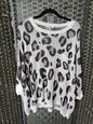 MED. LEPARD PRINT SWEATER