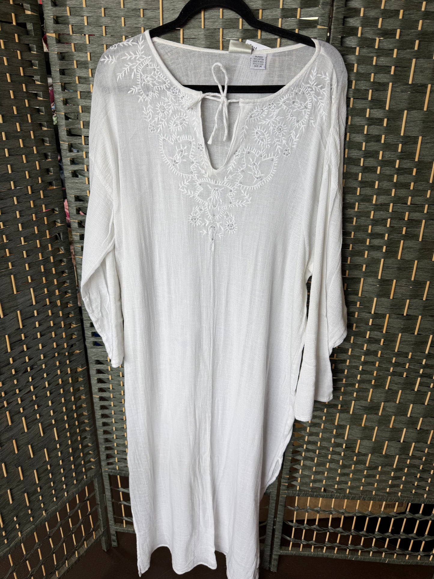 LONG LINEN. DRESS MED