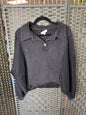 MINWASH BLACK SWEATSHIRT S/M.
