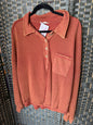 MED. ORANGE MINWASH SHIRT