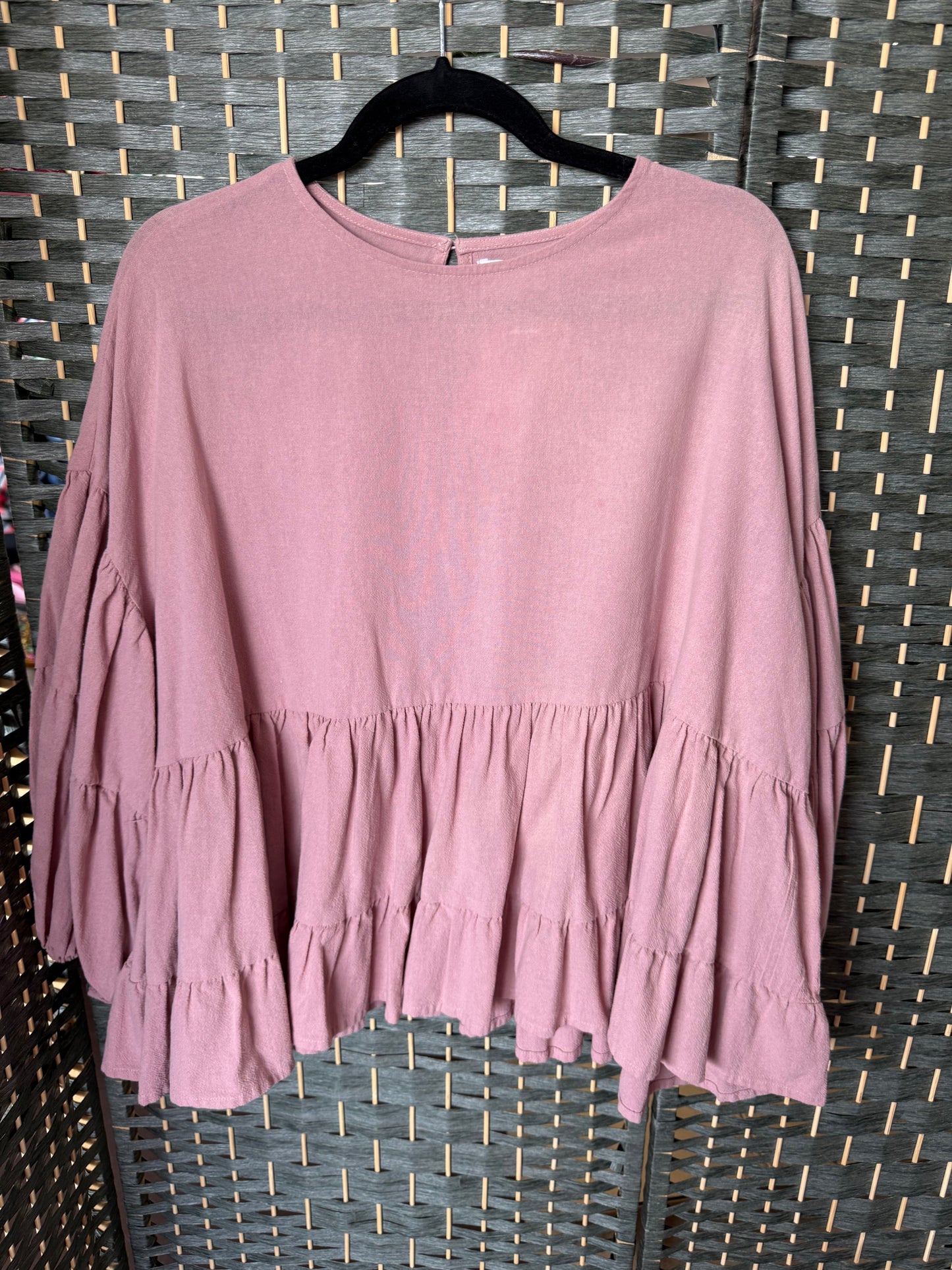 MED. MUDPIE PEPLUM TOP