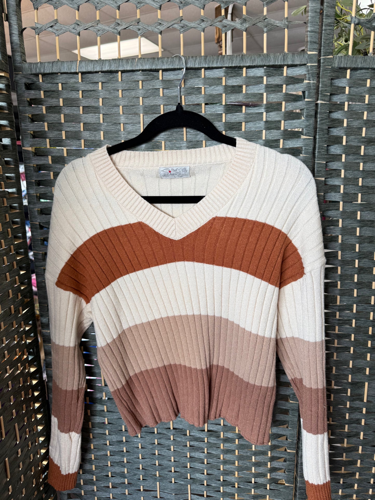 LG. STRIPED SWEATER