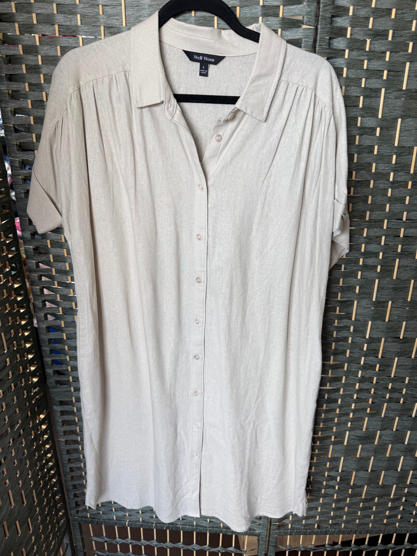 LG. LINEN DRESS