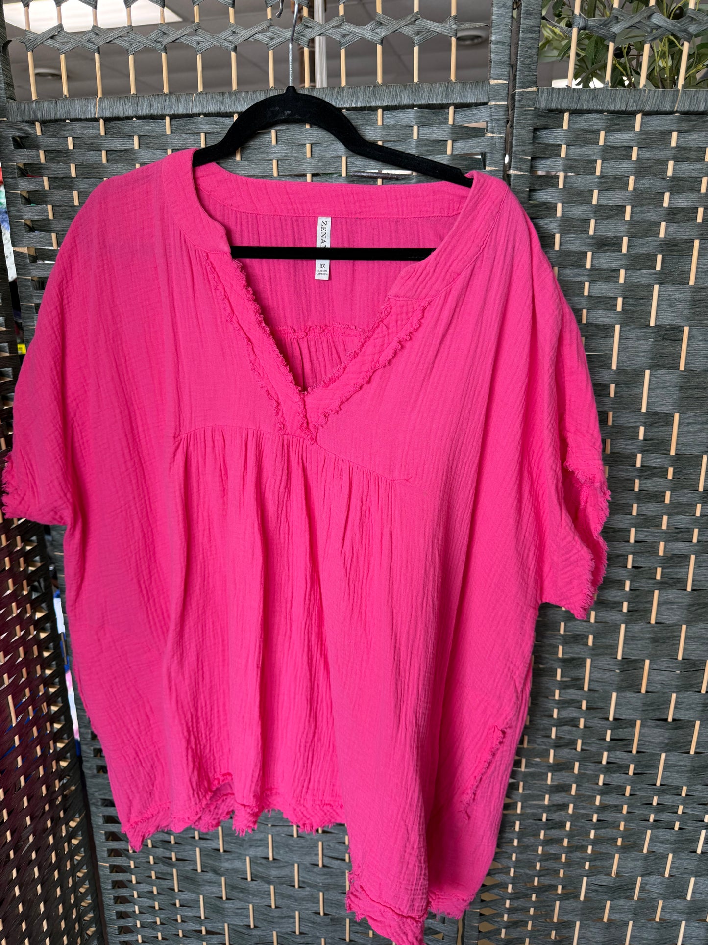 3X SZ. PINK TOP