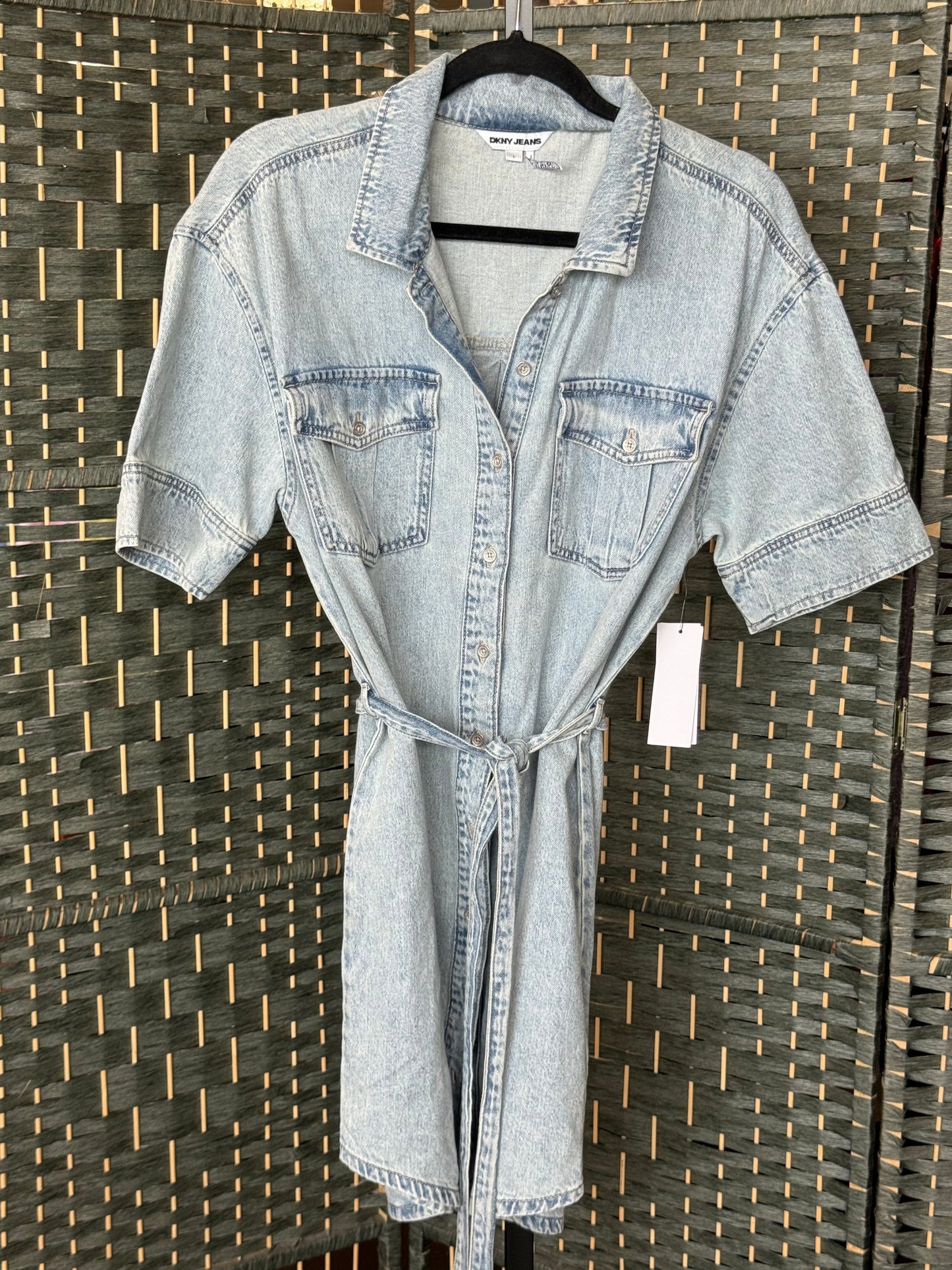 DKNY Denim dress NWT LARGE