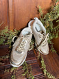 8.5 Gold tennis shoes