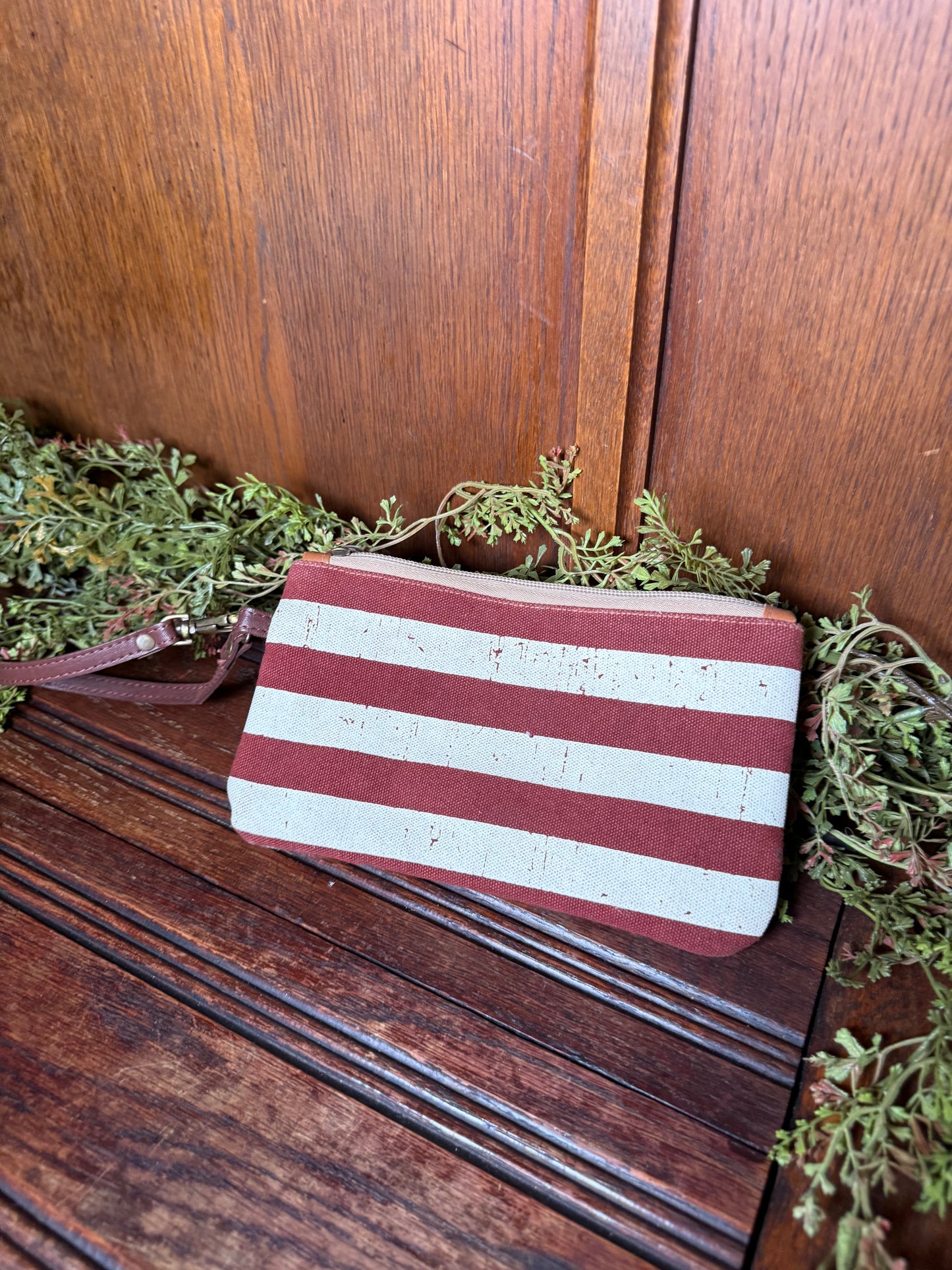 Distressed wristlet