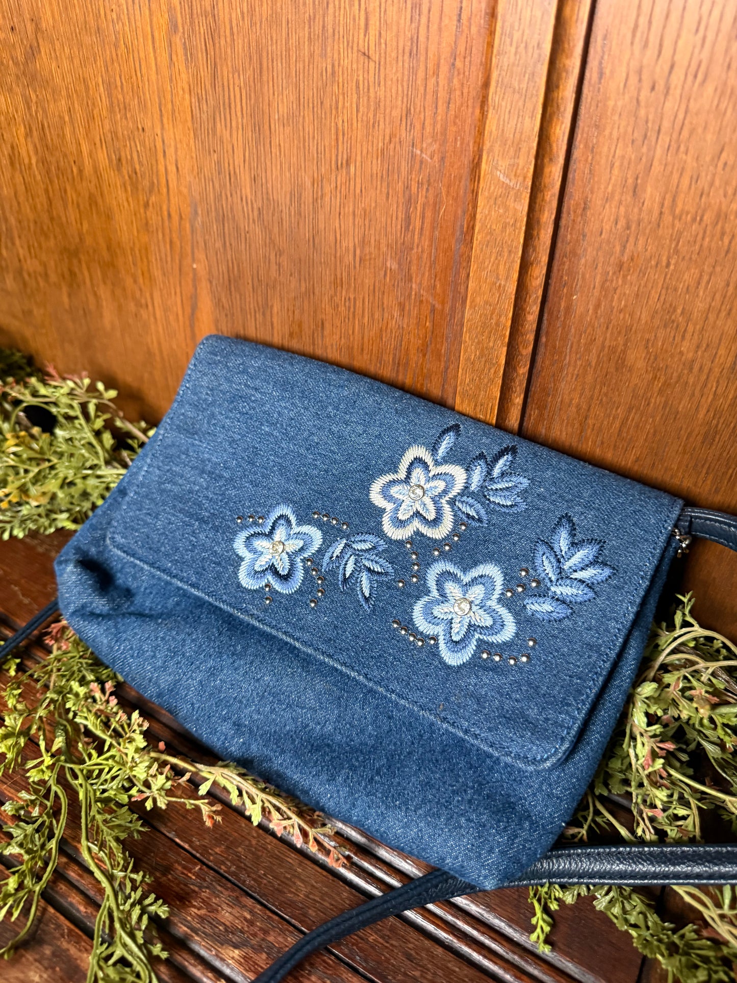 denim crossbody