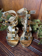 7 gold heels