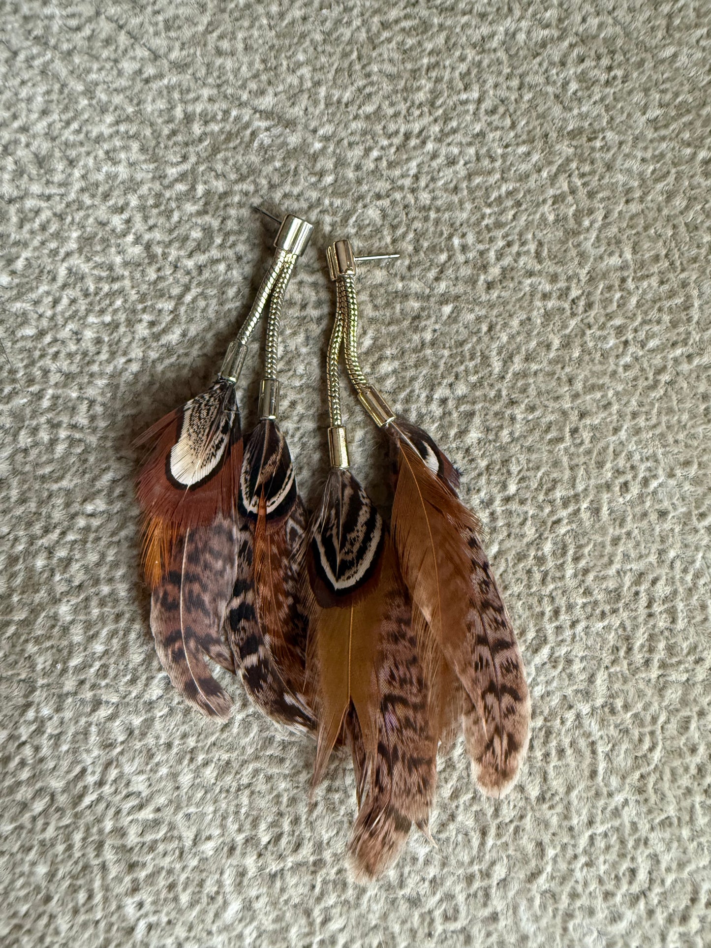 feather earrings