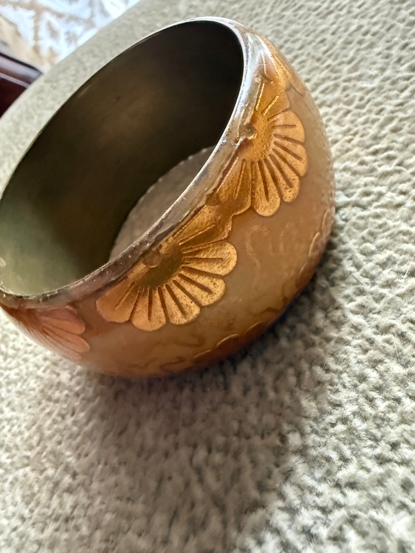bangle gold flower