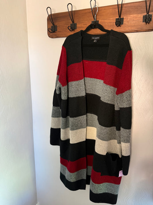 XL Striped cardigan