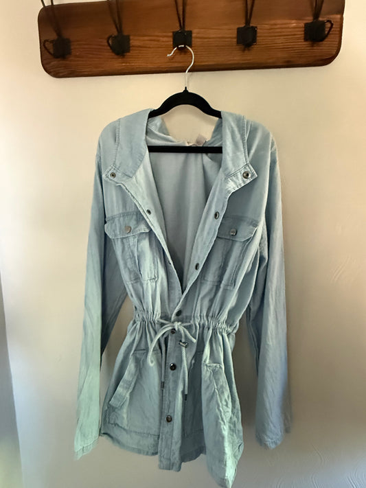 XL Denim cinched Jacket
