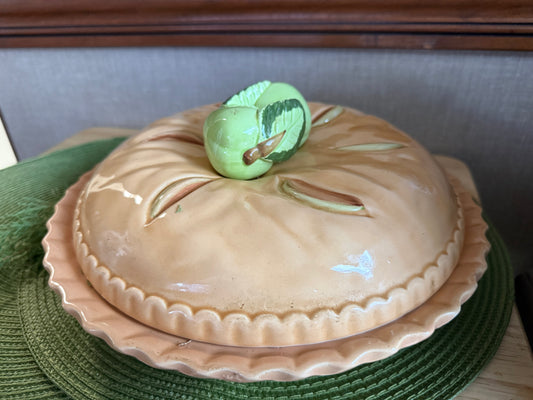 Vintage 1991 Betty Crocker Ceramic Apple Pie Keeper