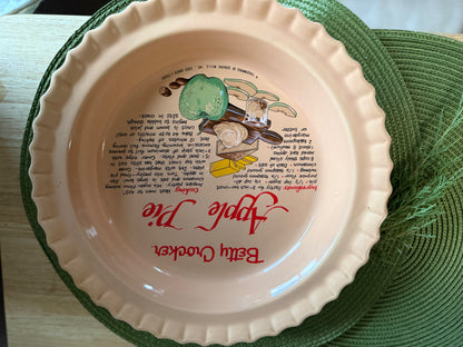 Vintage 1991 Betty Crocker Ceramic Apple Pie Keeper