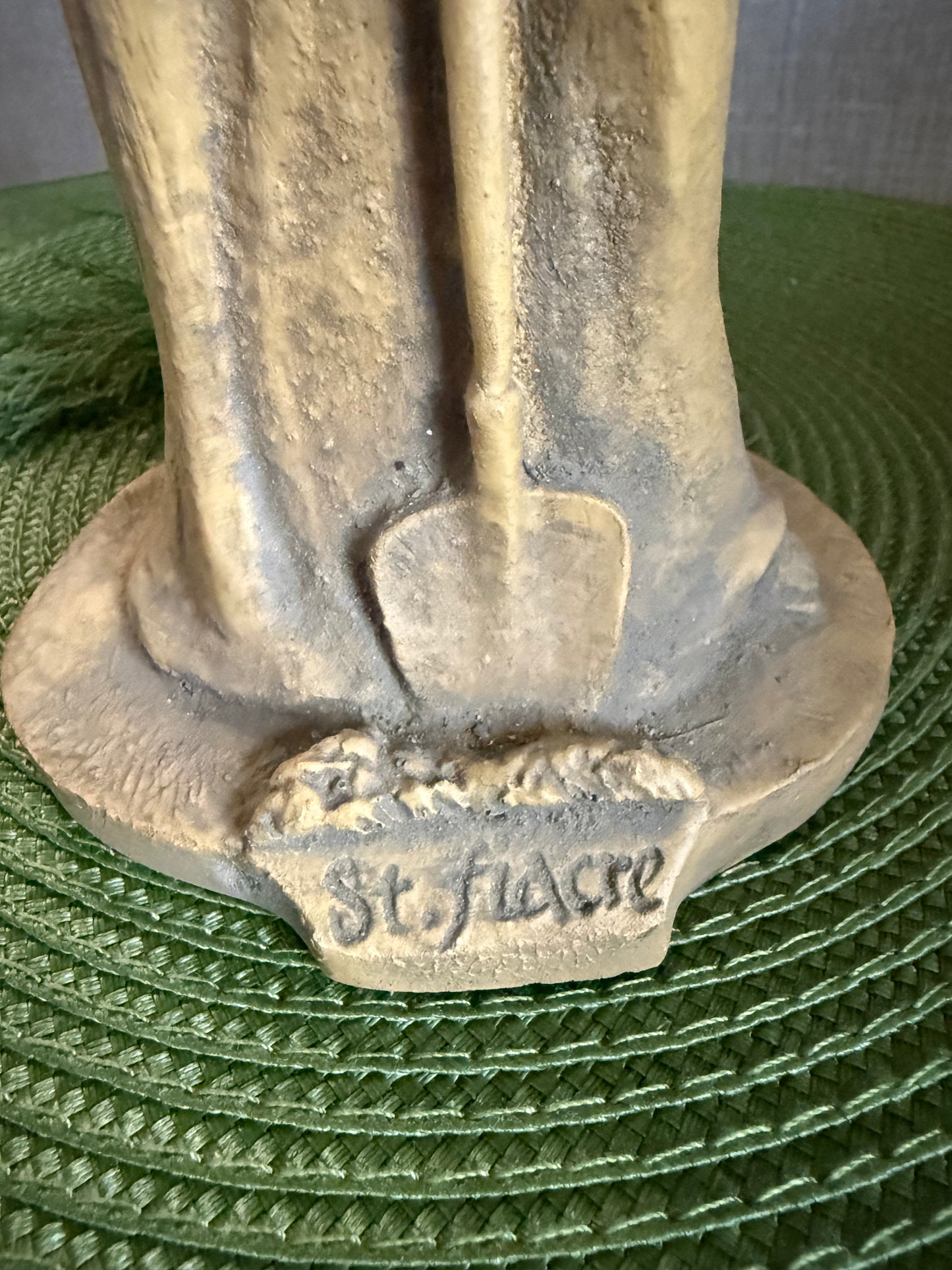 Michael Adams Collection 12" Saint Fiacre Garden Statue