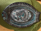 Vintage Mexican Folk Art Sgraffito Ceramic Fish Platter